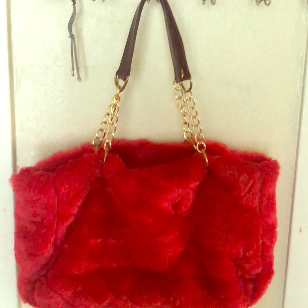 Women’s Faux Fur Messenger Crossbody, Shoulder Bag